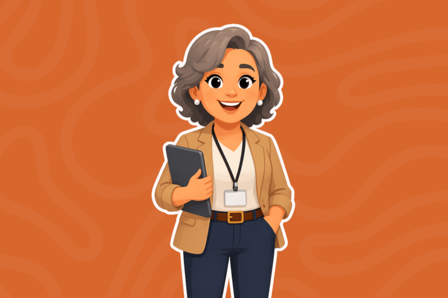 Disability Provider with Orange background