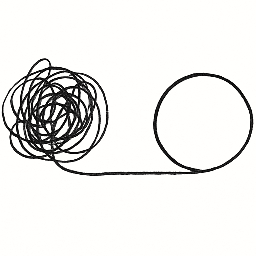 Tangled to untangled