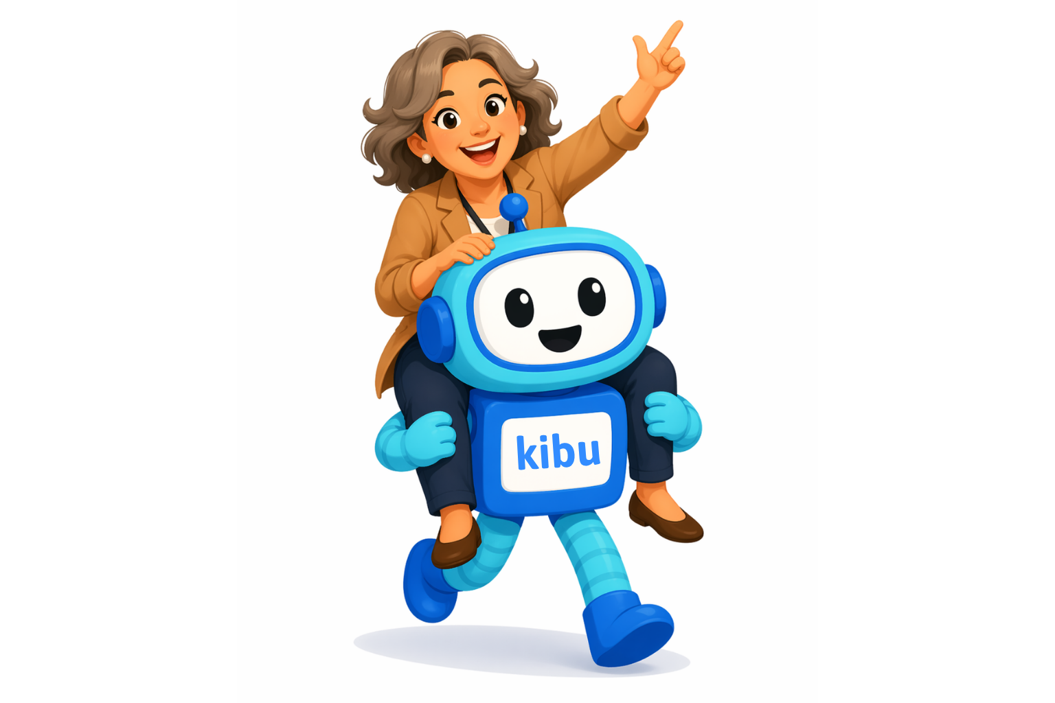 Disability provider being assisted by kibu