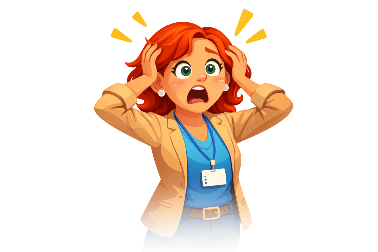 Frustrated provider dealing with poor curriculum