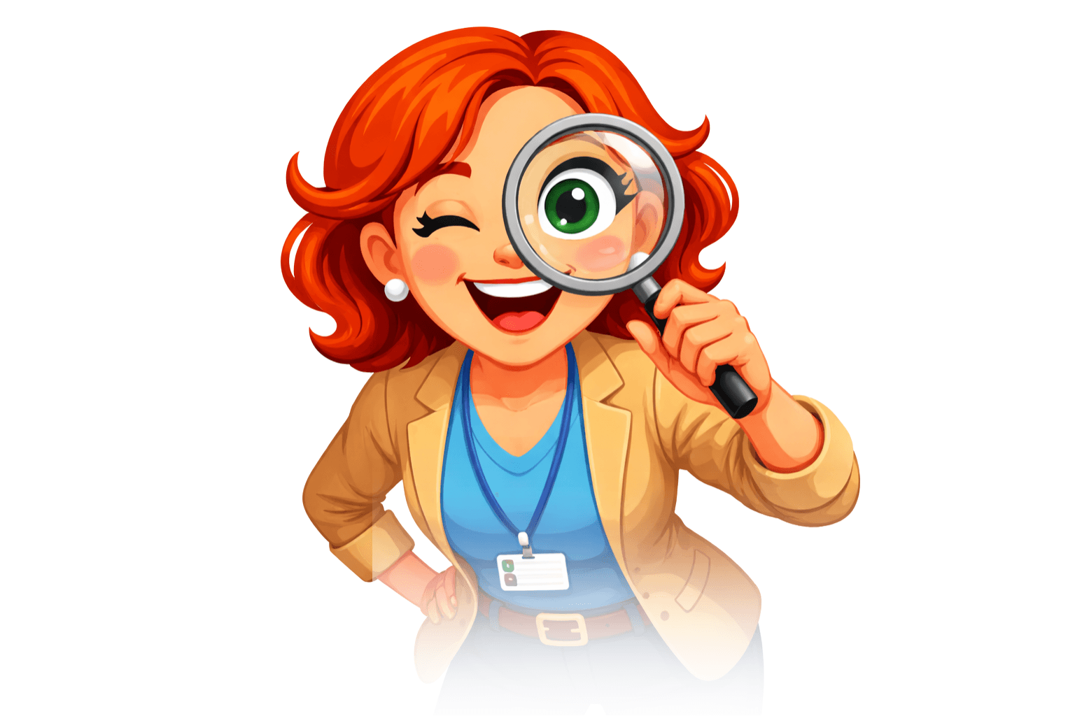 Provider auditing programming with magnifying glass