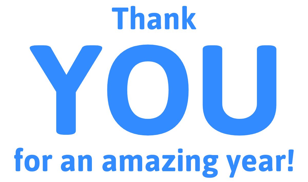Thank you for an amazing 2025